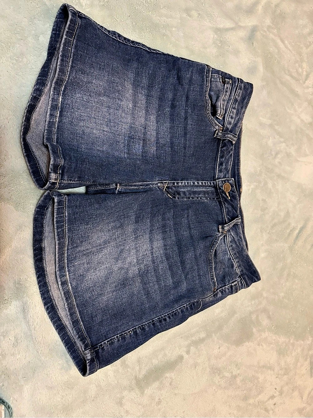 Dear John Denim Jean Shorts Blue Waist 28